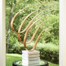  9.92746 - Swoosh Sculpture-Gold